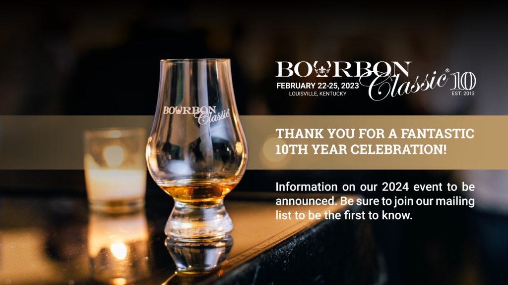 Bourbon Classic Website Header