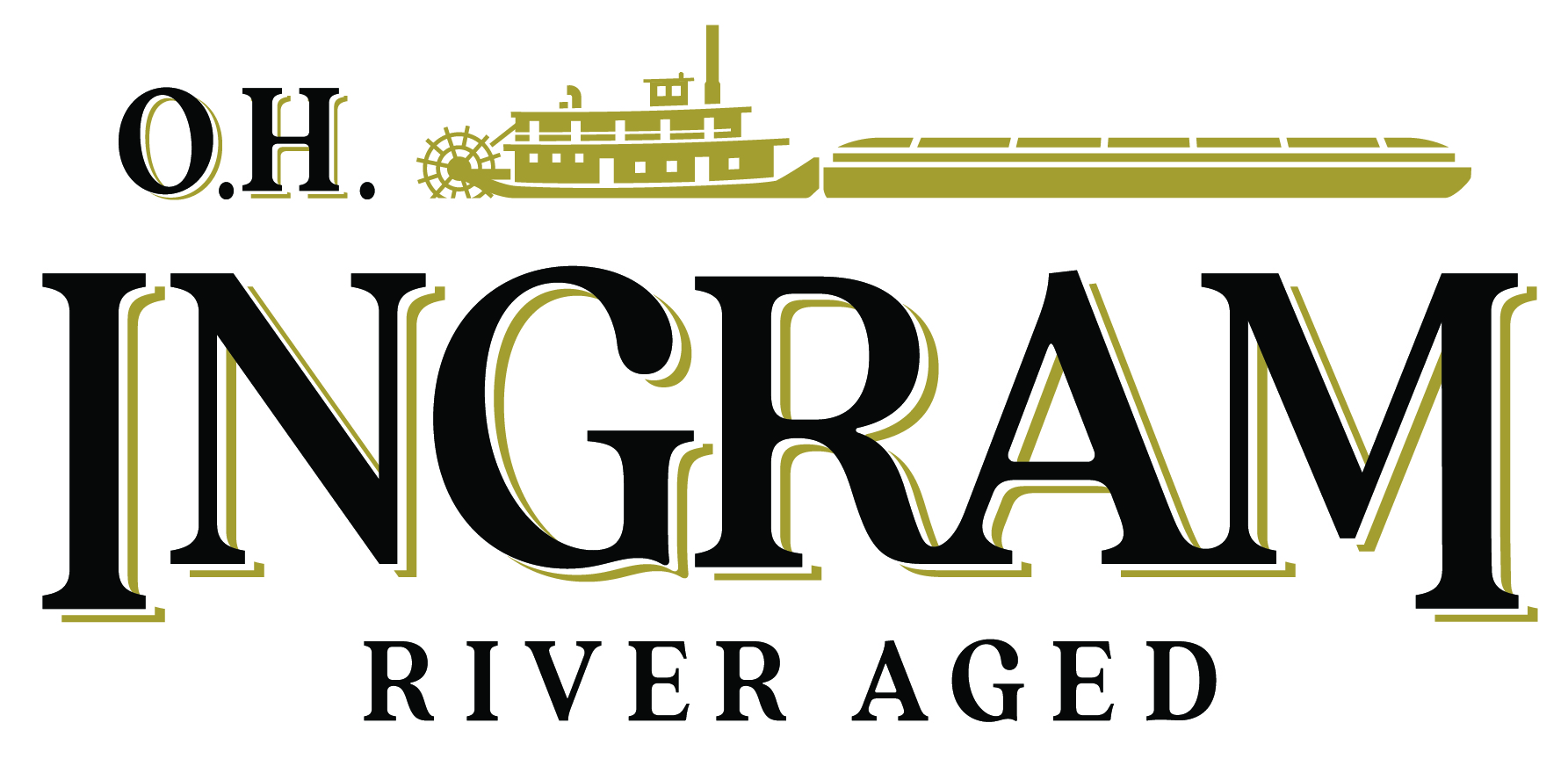 OH Ingram River Aged Logo-Black wGold Shadow CMYK (002)