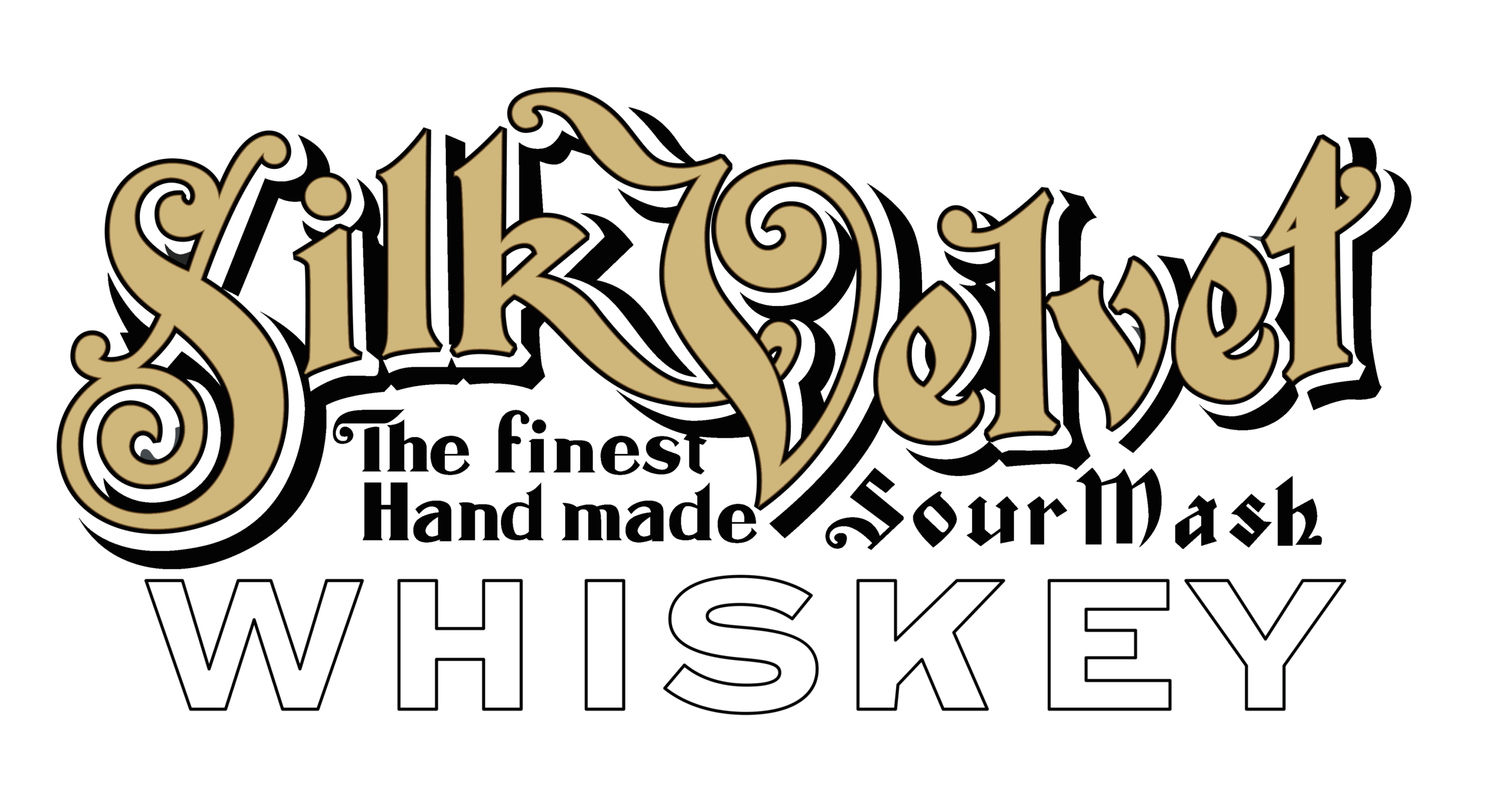Silk Velvet Whiskey - Logo (Black)